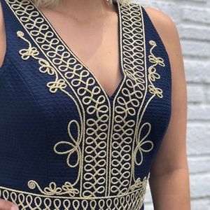 Navy Lilly shift dress